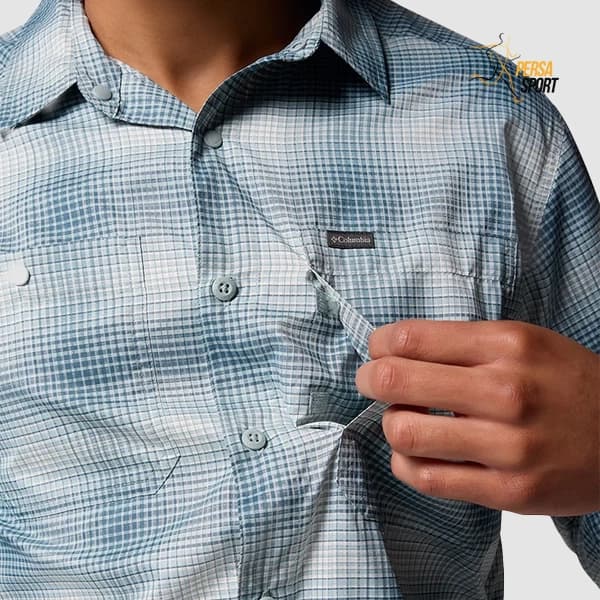 پیراهن آستین بلند مردانه کلمبیا Silver Ridge Utility Lite Plaid — تصویر ۵