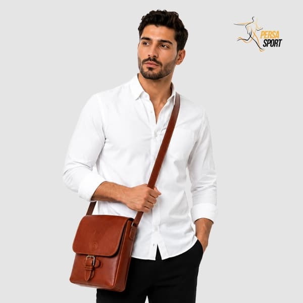 کیف کراس‌بادی چرم پرسا اسپرت Crossbody Bag