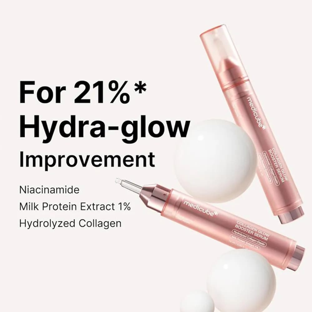 بوستر سرم کلاژن مدی کیوب medicube collagen glow booster serum — تصویر ۴