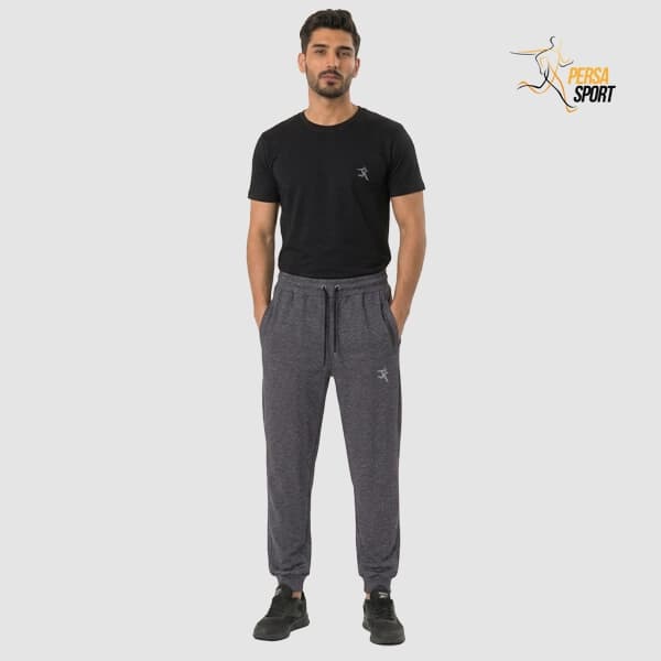 شلوار اسلش مردانه پرسا اسپرت diamond dark grey melange — تصویر ۳
