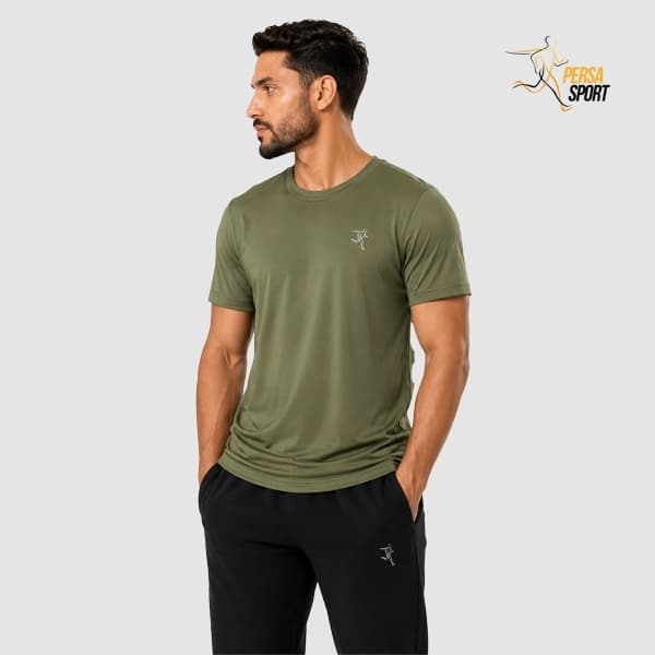 تیشرت ورزشی پرسا اسپرت T-shirt Stone green