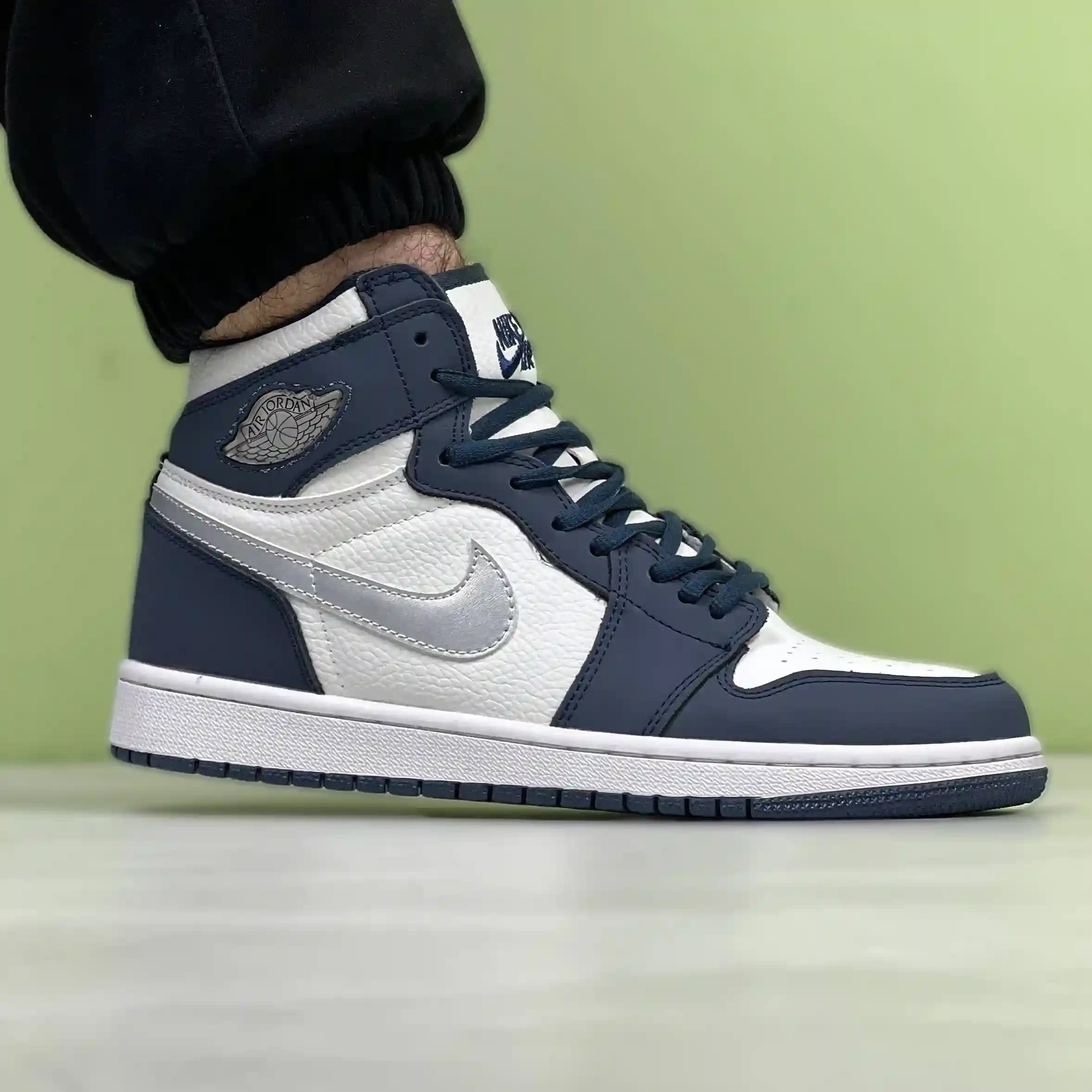کتونی نایک جردن وان ساقدار nike jordan 1 مردانه ۲۰۲۶ کد ۱۵۶۶ — تصویر ۳