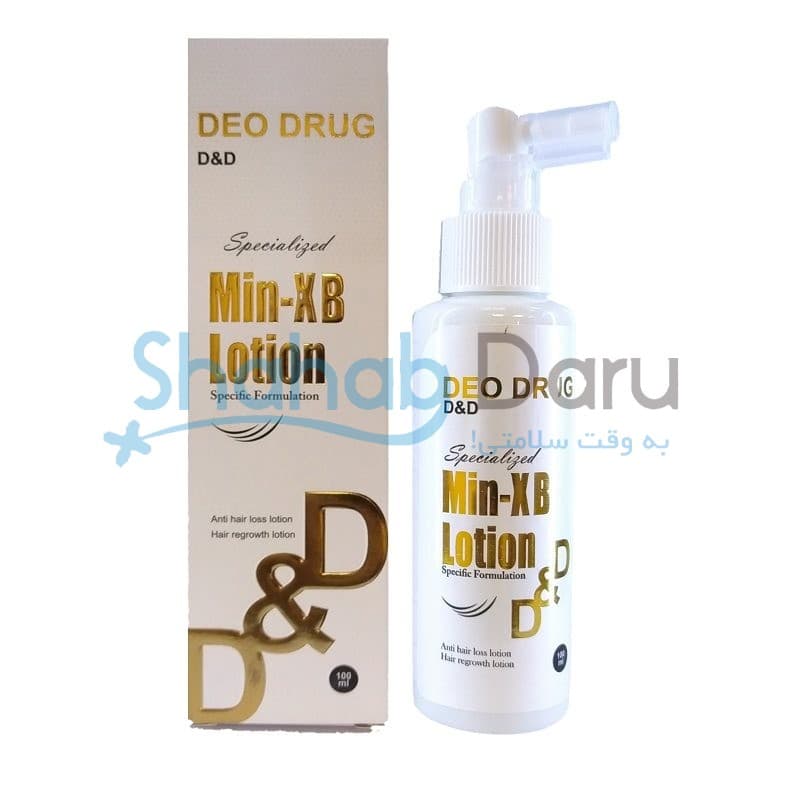 لوسیون تقویت کننده دئودراگ مدل min_xb حجم 100mL — تصویر ۲