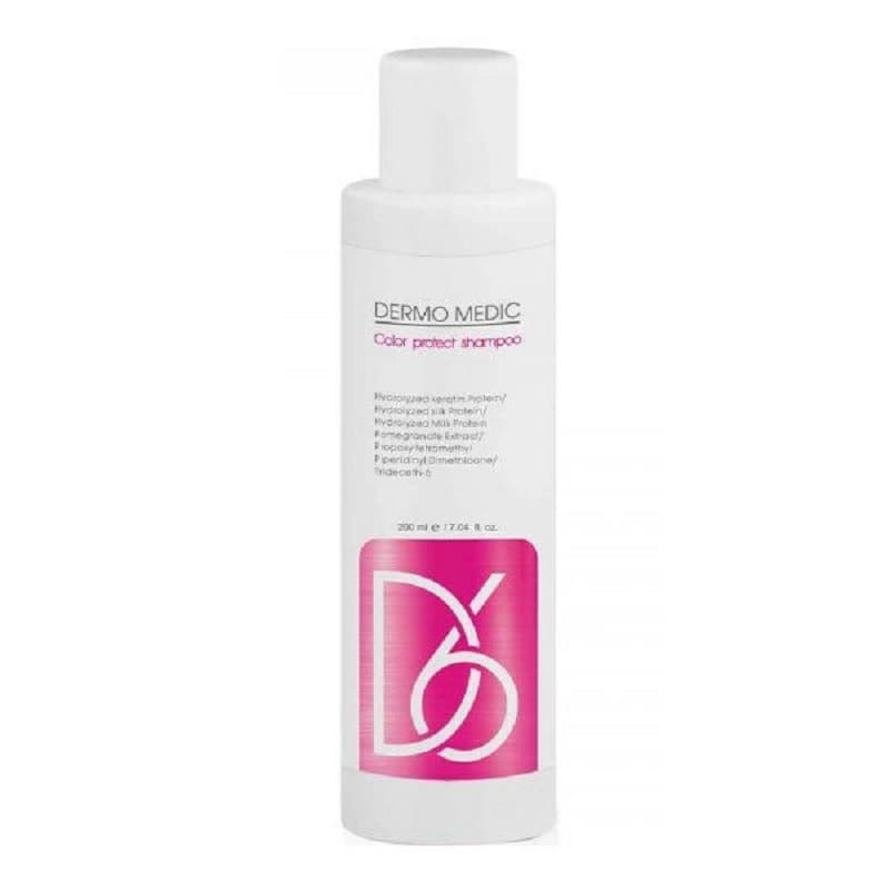 شامپو درمومدیک مناسب موی رنگ شده حجم 200mL