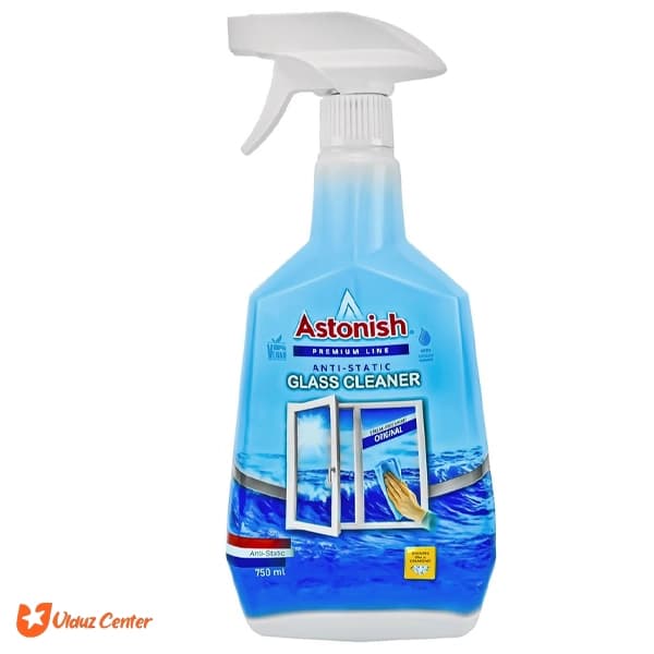اسپری شیشه پاک کن آنتی استاتیک آستونیش با رایحه اقیانوس 750 میل — تصویر ۵