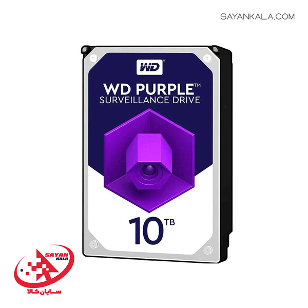 هارد اینترنال 10 ترابایت وسترن دیجیتال بنفش مدل HDD INTERNAL 10TB WESTERN DIGITAL PURPLE