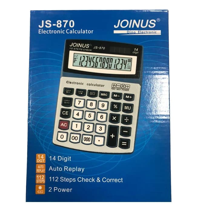 ماشین حساب جوینوس مدل JS-870 — تصویر ۳