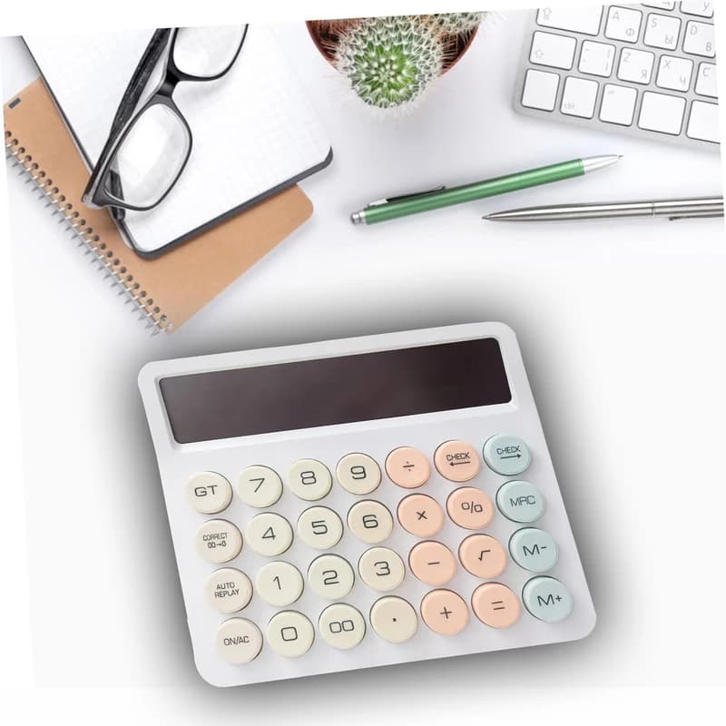ماشین حساب رومیزی مدل پاستلی کد OS-9188 — تصویر ۳