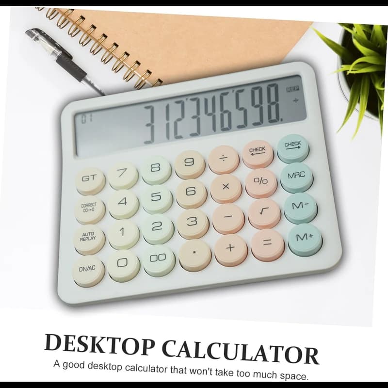 ماشین حساب رومیزی مدل پاستلی کد OS-9188 — تصویر ۴