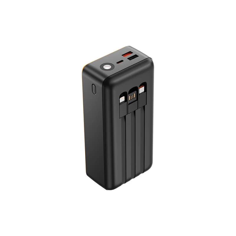 پاوربانک 30000 میلی آمپر تسکو مدل TP 3001 | شارژ سریع 22.5W با کابل متصل — تصویر ۸