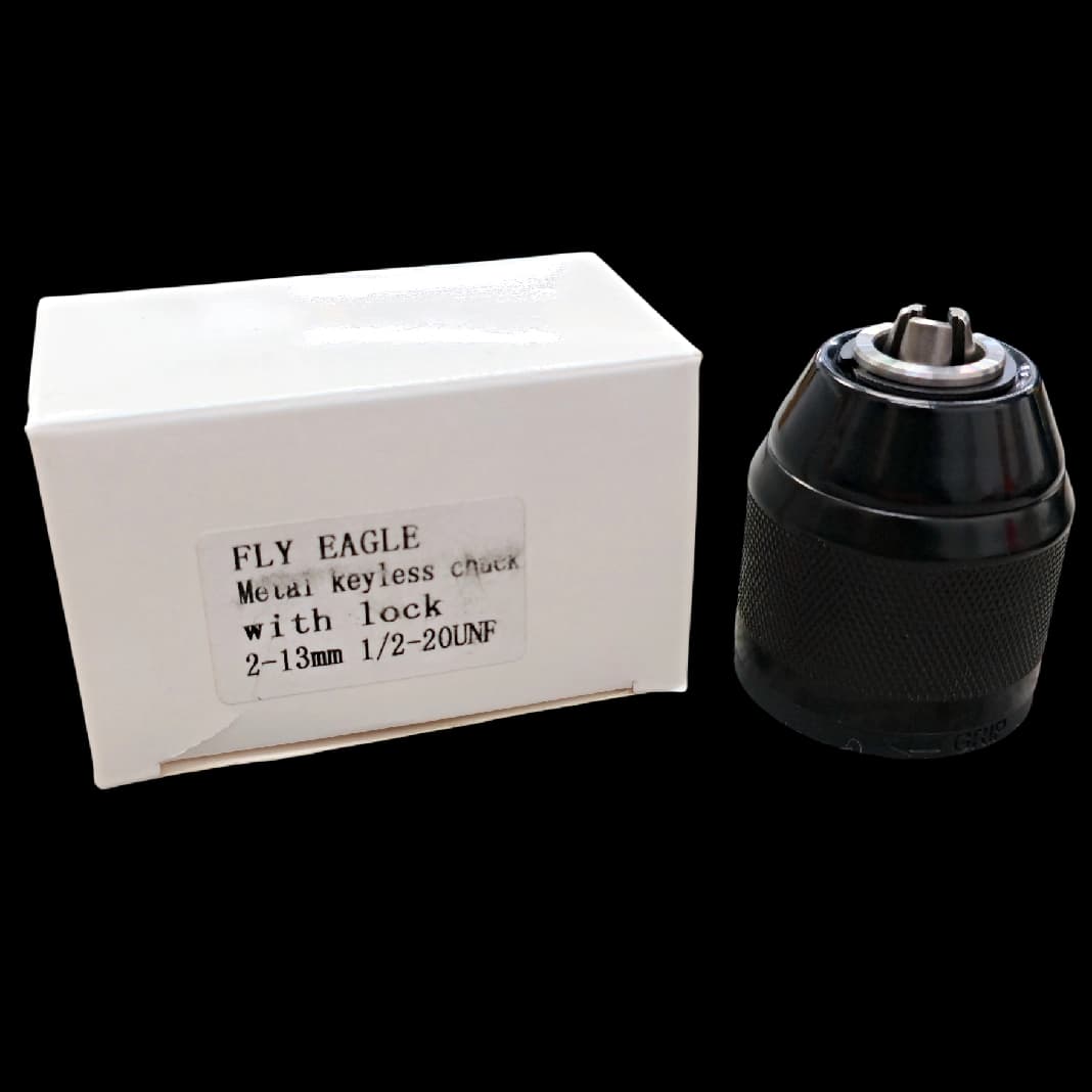 سه نظام دریل اتومات فلزی قفل شو (2 – 13) FLY EAGLE 1/2 – 20 — تصویر ۷