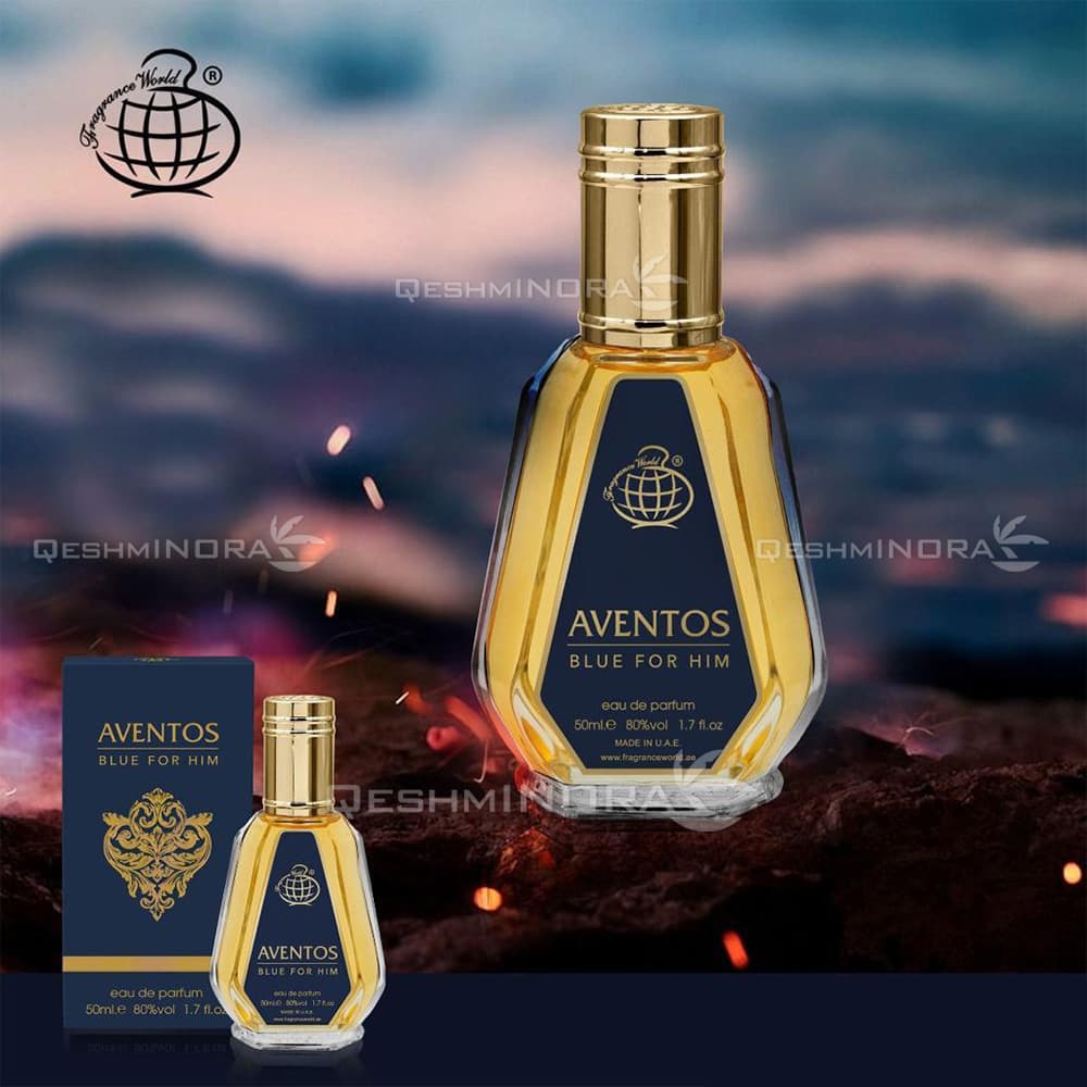ادوپرفیوم 50 میل اونتوس بلو فور هیم فرگرانس ورد Aventos Blue for Him Fragrance World — تصویر ۴
