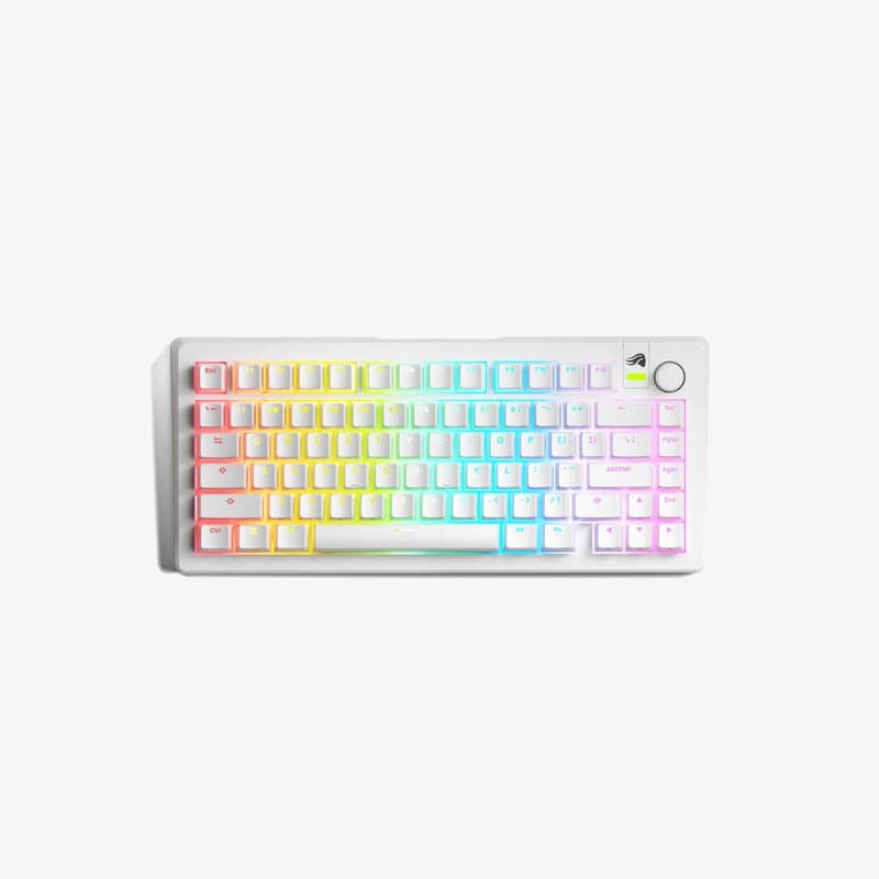 کیبورد Glorious GMMK 3 Prebuilt Keyboard 75% White — تصویر ۹