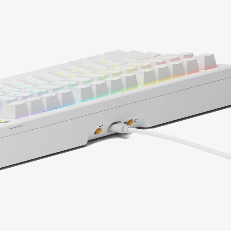 کیبورد Glorious GMMK 3 Prebuilt Keyboard 75% White — تصویر ۲