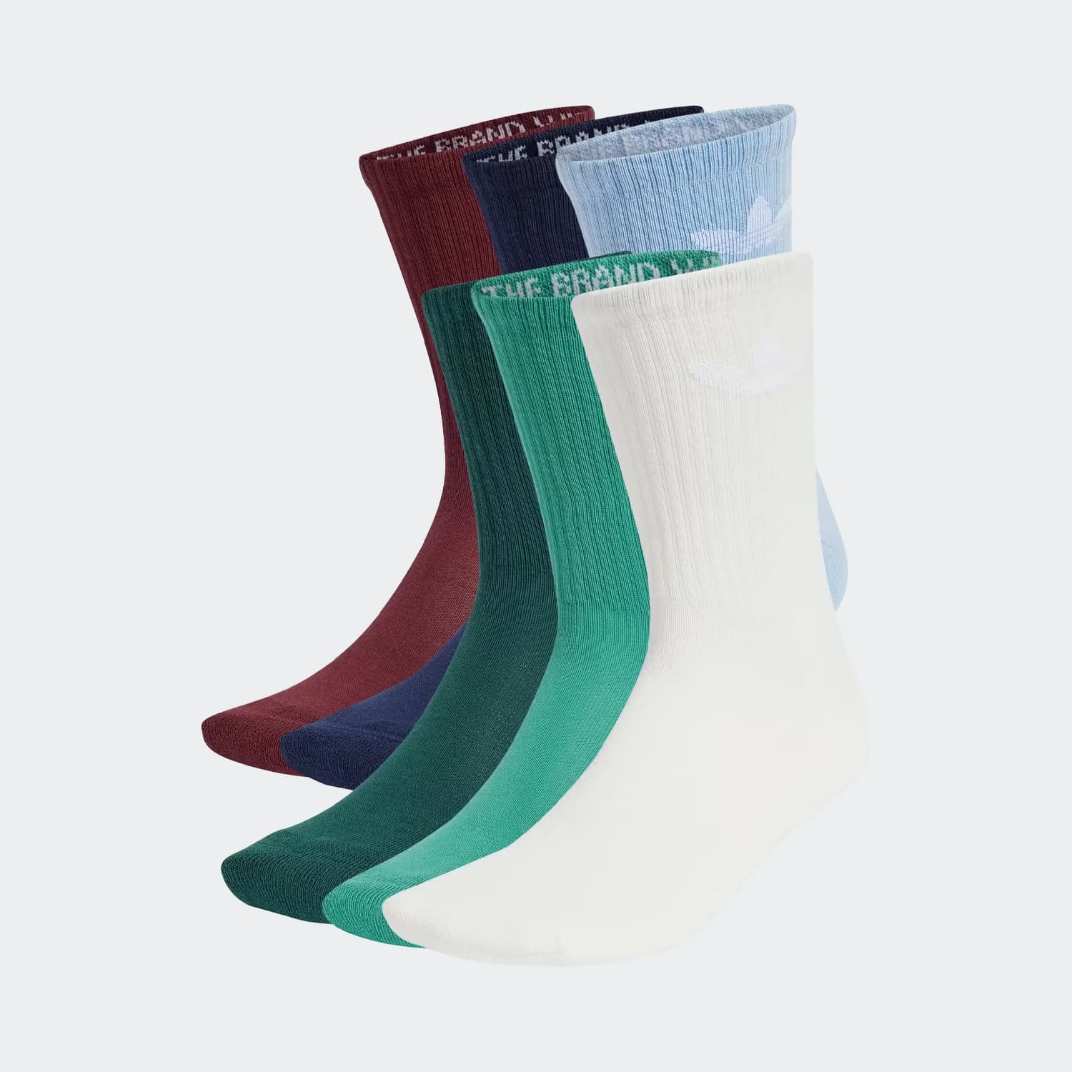 جوراب زنانه آدیداس مدل Trefoil Cushion Crew Socks 6 Pairs