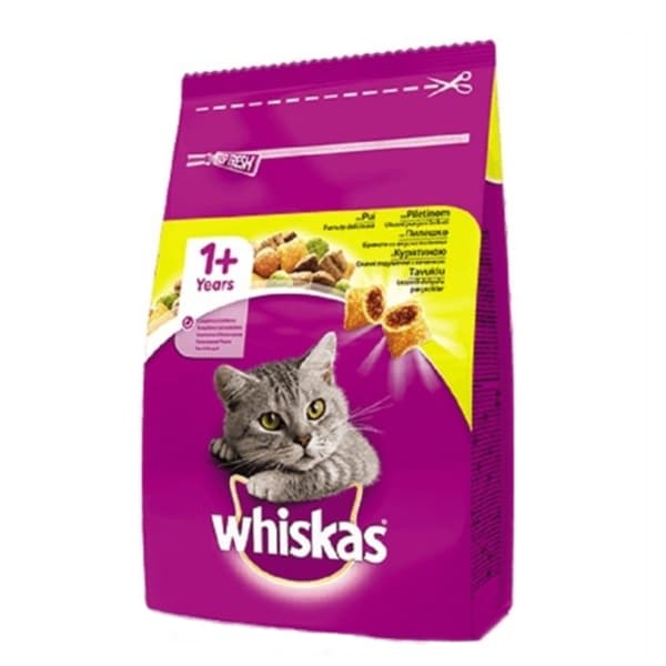 غذای مغزدار گربه با طعم مرغ و سبزیجات ویسکاس – Whiskas — تصویر ۲