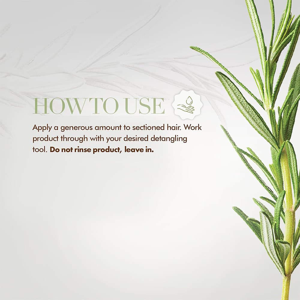 نرم کننده ضد ریزش و تقویت کننده نعناع و رز ماری میله ارگانیک Mielle Rosemary Mint Strengthening Leave in Conditioner — تصویر ۴