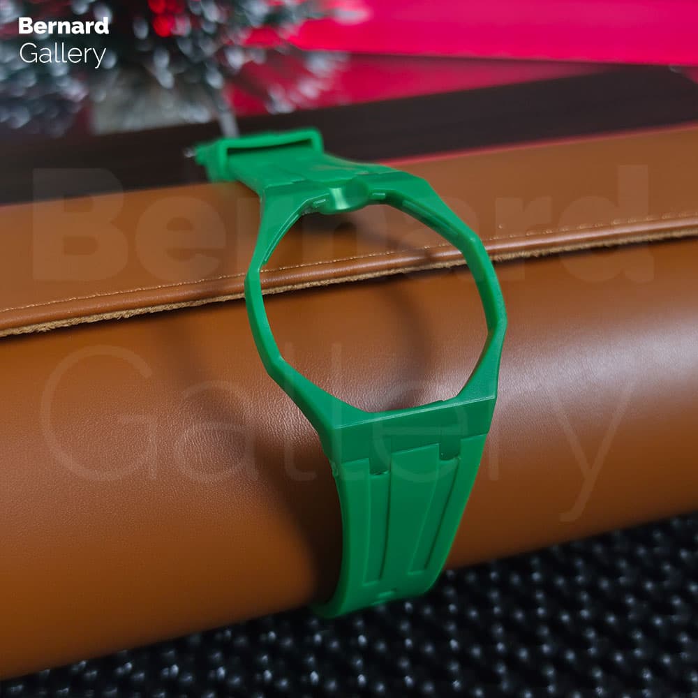 بند مچی ساعت اودمارپیگه سواچ رویال پاپ Audemars Piguet x Swatch | Royal Pop Strap رنگ سبز — تصویر ۷