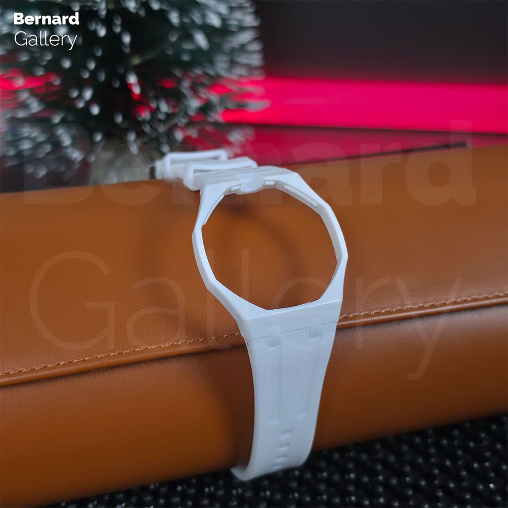 بند مچی ساعت اودمارپیگه سواچ رویال پاپ Audemars Piguet x Swatch | Royal Pop Strap رنگ سفید — تصویر ۷