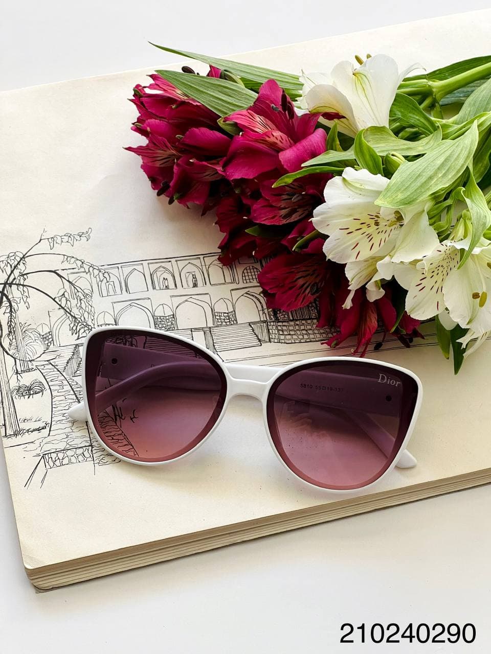 عینک زنانه برند dior کد BK-451 — تصویر ۳