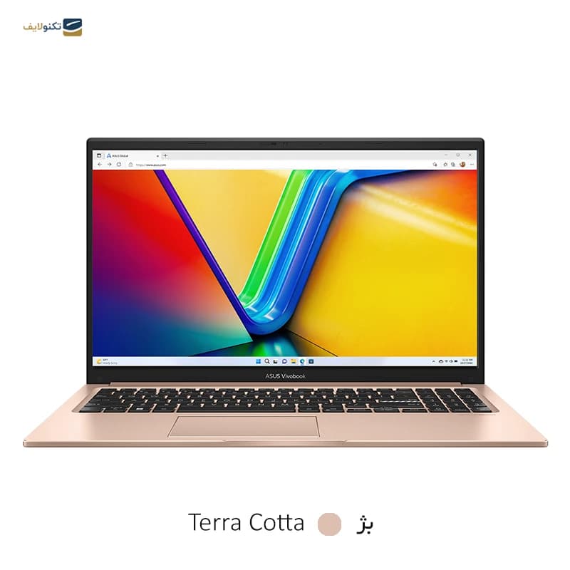 لپ تاپ ایسوس 15.6 اینچی مدل Vivobook 15 A1504VA i7 1355U 16GB 512GB FingerPrint - Backlit — تصویر ۳