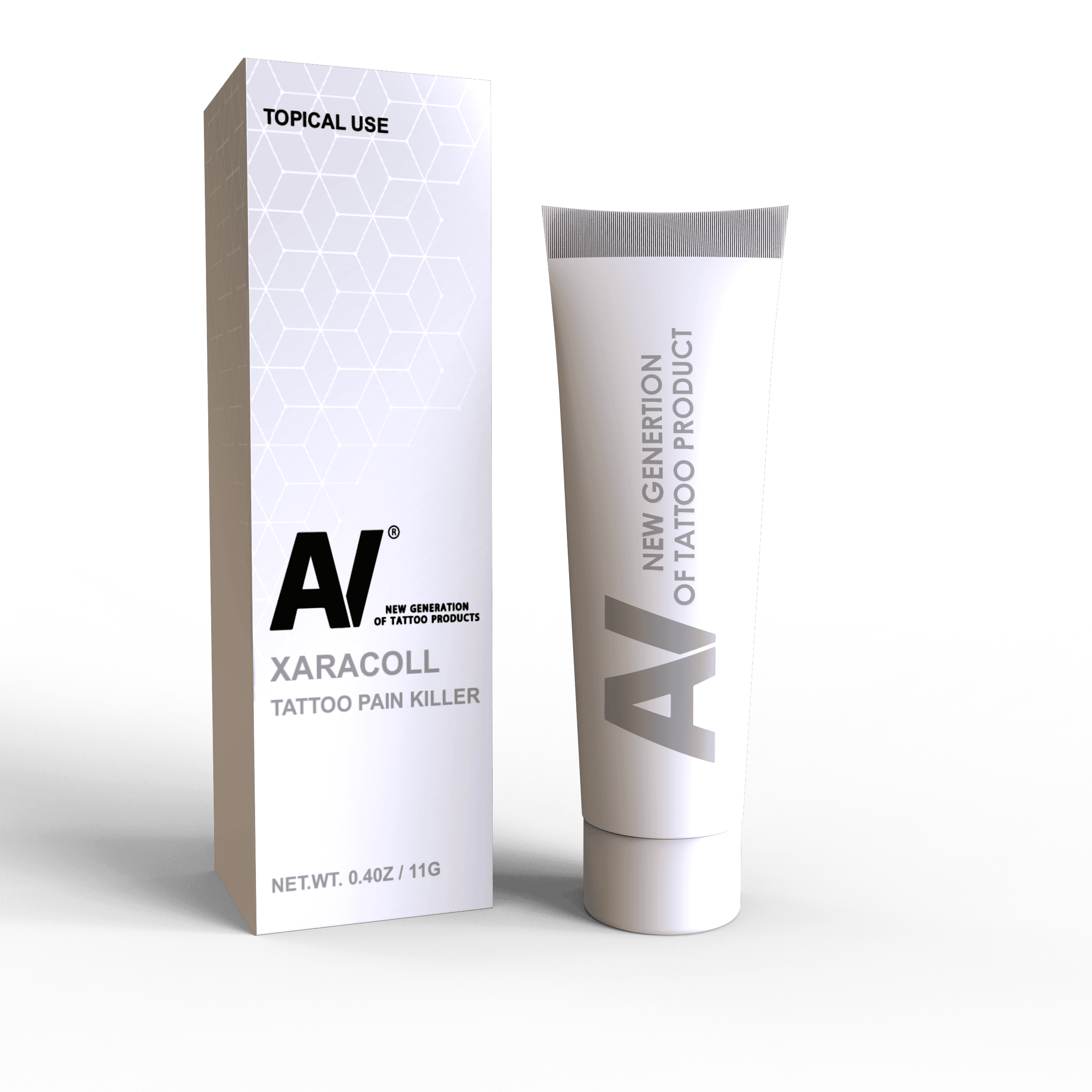 بی حسی پمادی ای وی AV Xaracoll Tattoo Pain Killer — تصویر ۳