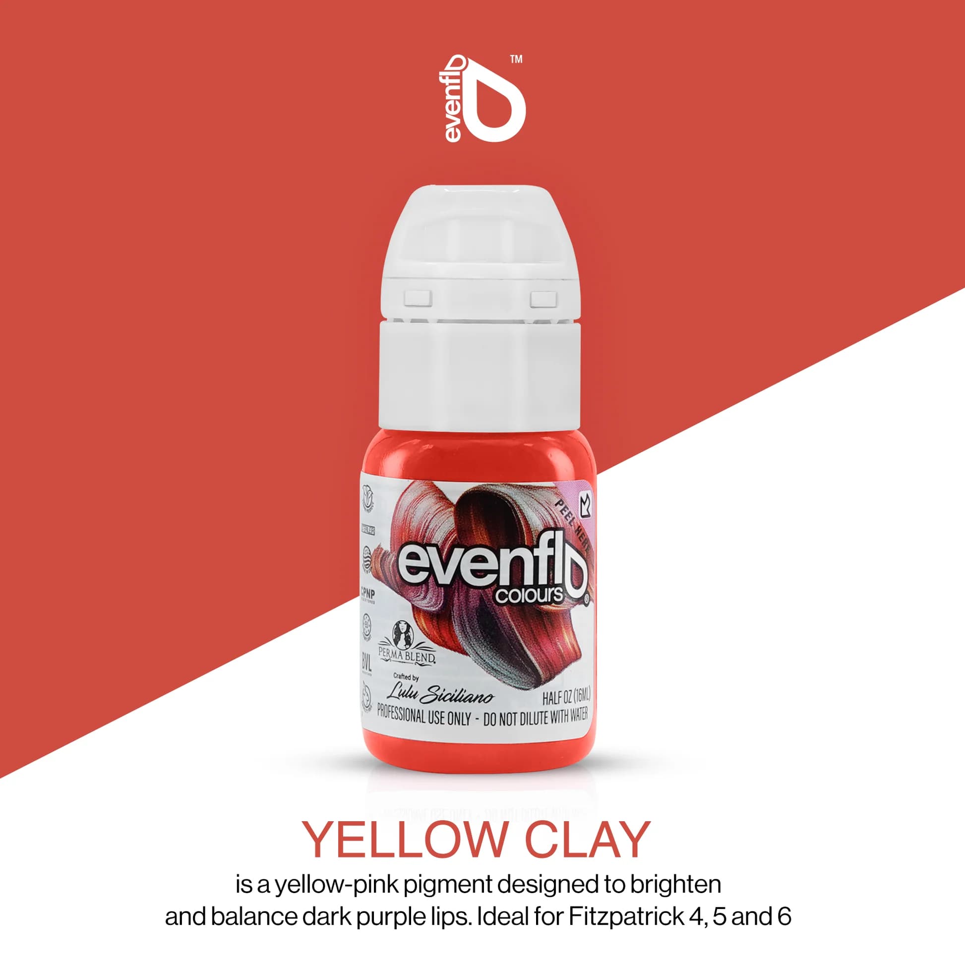 رنگ ایونفلو Evenflo Yellow Clay — تصویر ۲
