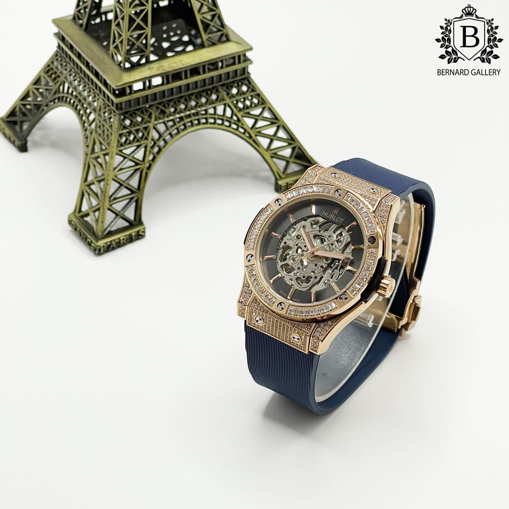 ساعت مچی مردانه هابلوت Hublot Skeleton Automatic Diamonds 5156B — تصویر ۲
