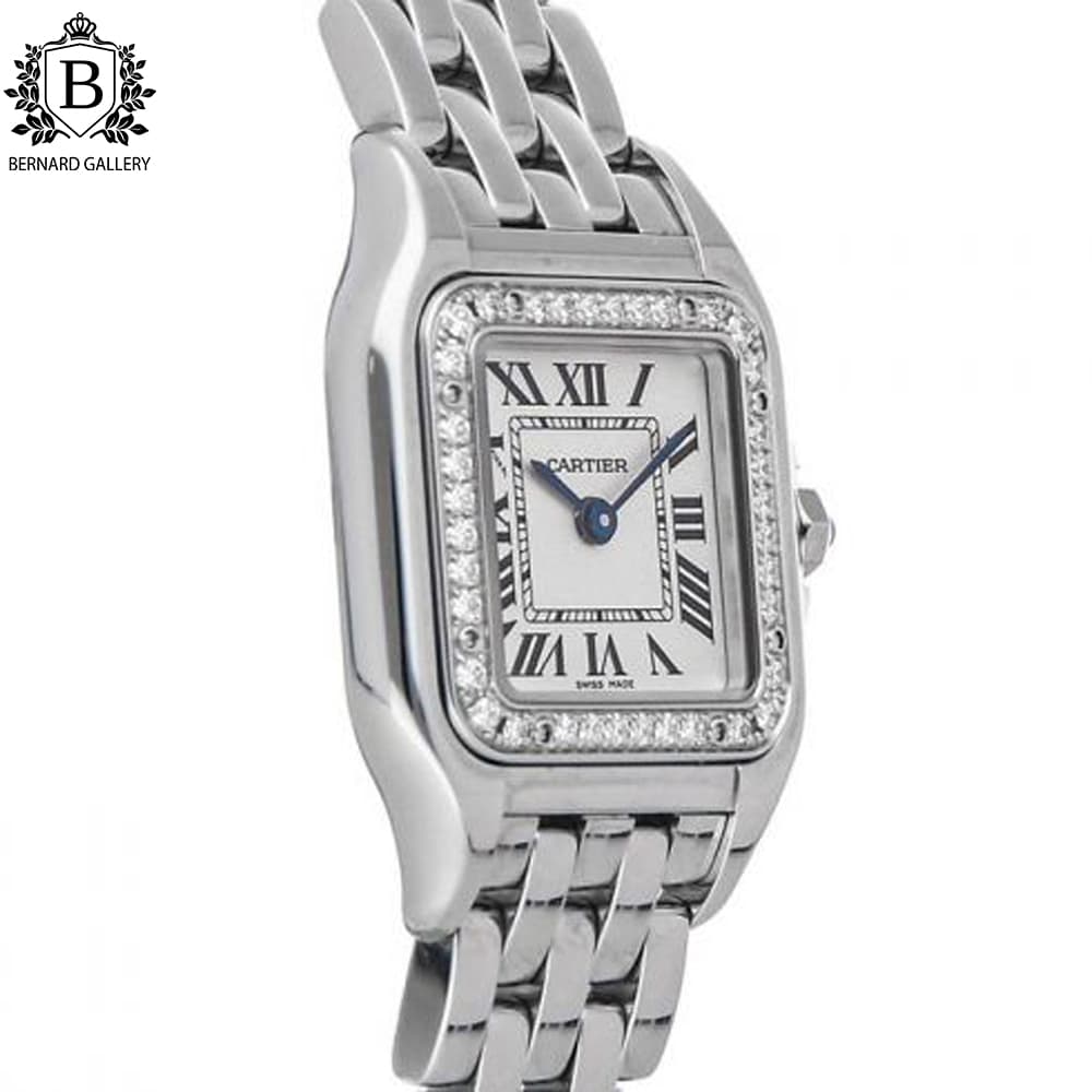 ساعت مچی زنانه کارتیر مدل Cartier Panthere Silver Diamonds De.4569C — تصویر ۳