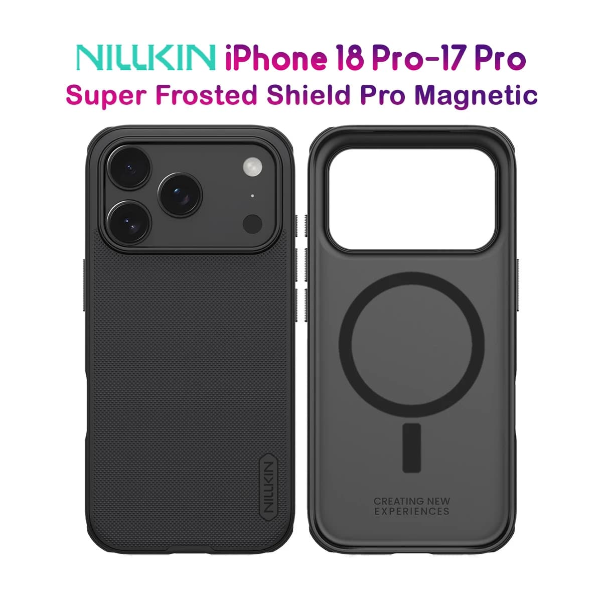 قاب ضدضربه مگنتی iPhone 18 Pro مارک نیلکین مدل Super Frosted Shield Pro Magnetic