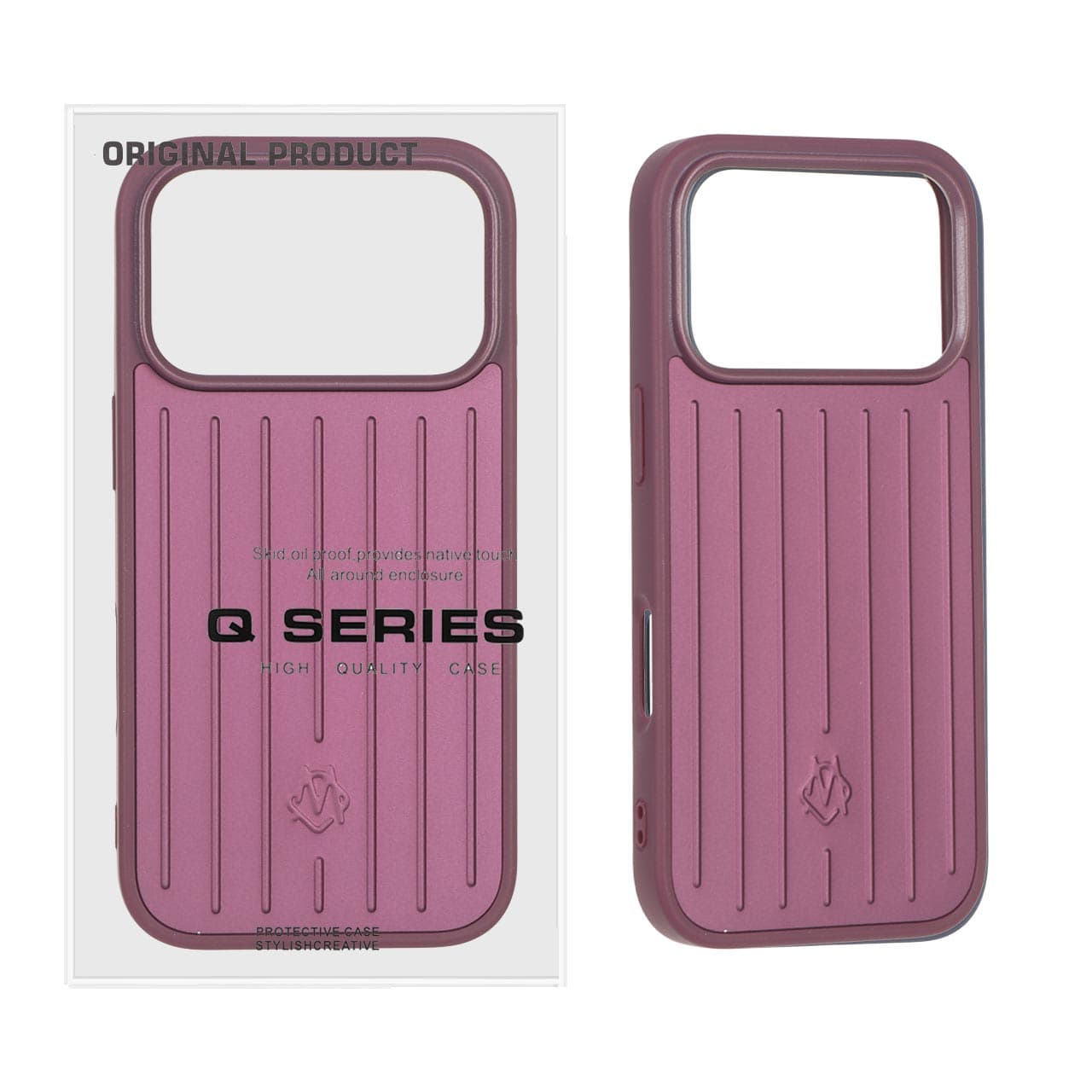 قاب اوجینال Rimowa مدل Apple iPhone 17 Pro / iPhone 18 Pro – زرشکی (پک دار) – MPS