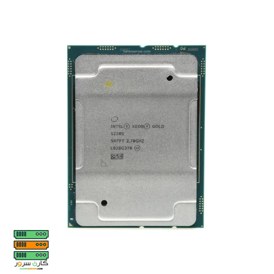 سی پی یو سرور اینتل مدل Intel Xeon Gold 5220S Processor — تصویر ۵