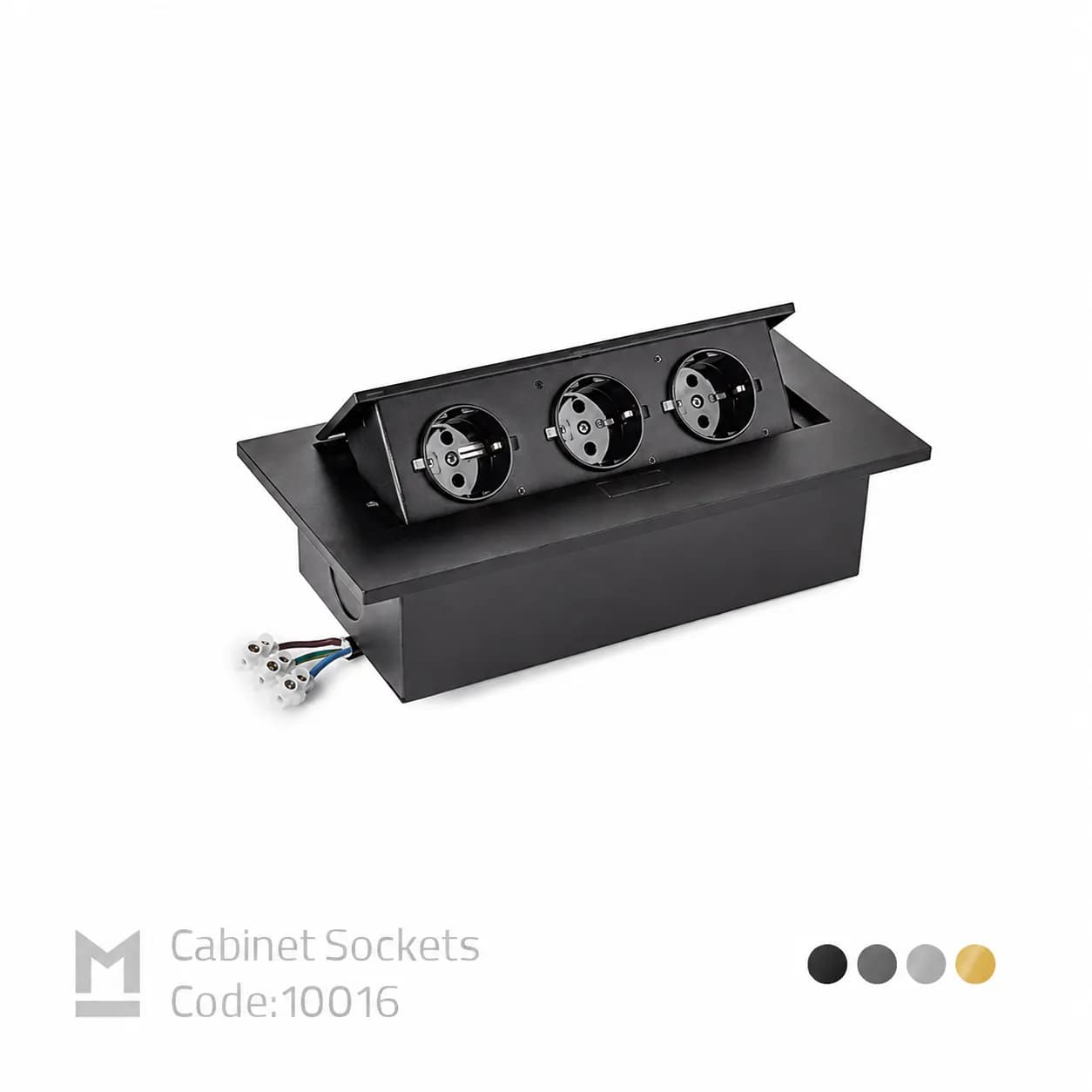پریز توکار کابینتی ملونی (Melloni) کد 10016 — تصویر ۹