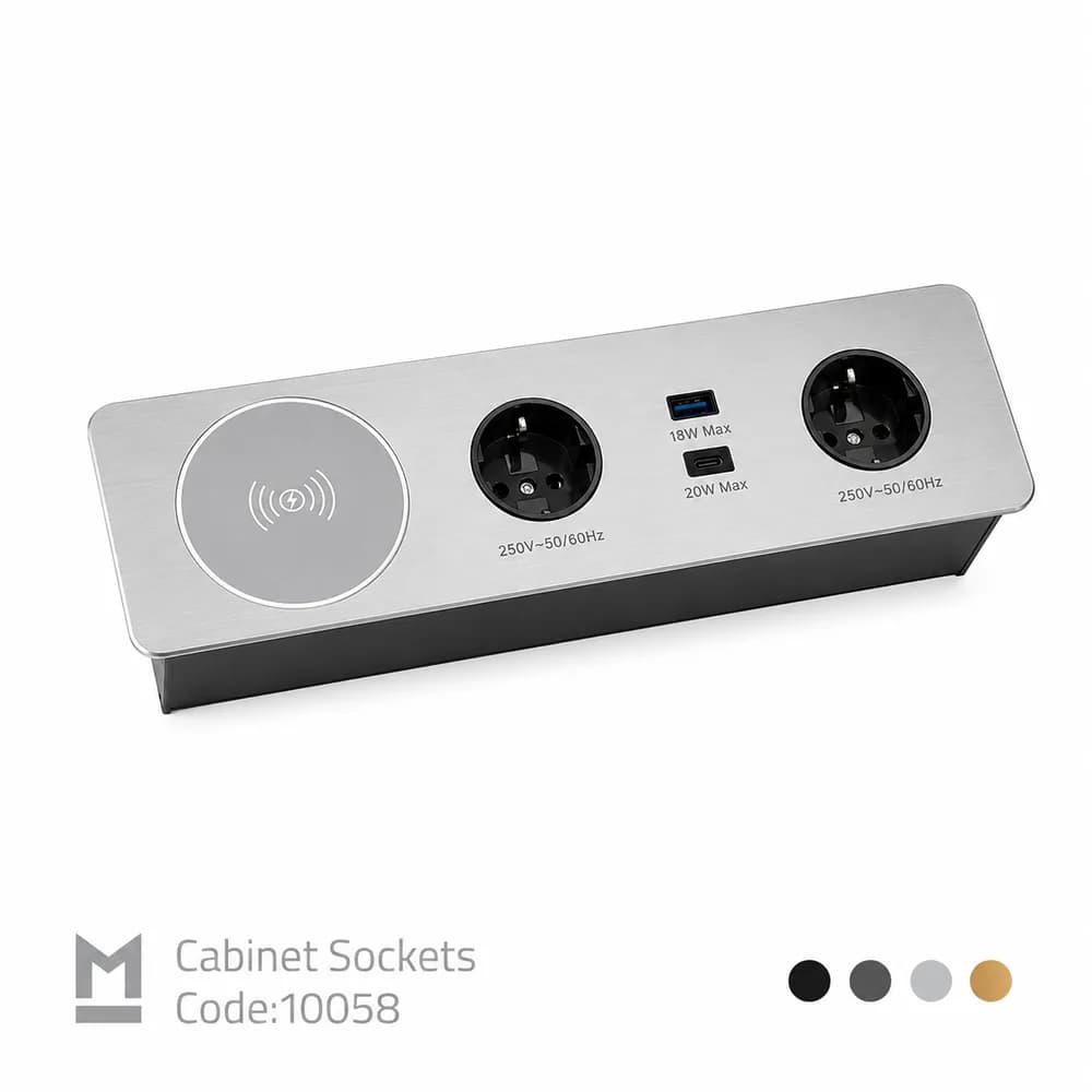 پریز توکار کابینتی ملونی (Melloni) کد 10058 — تصویر ۷