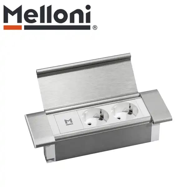 پریز توکار کابینتی ملونی (Melloni) کد 10102 — تصویر ۹