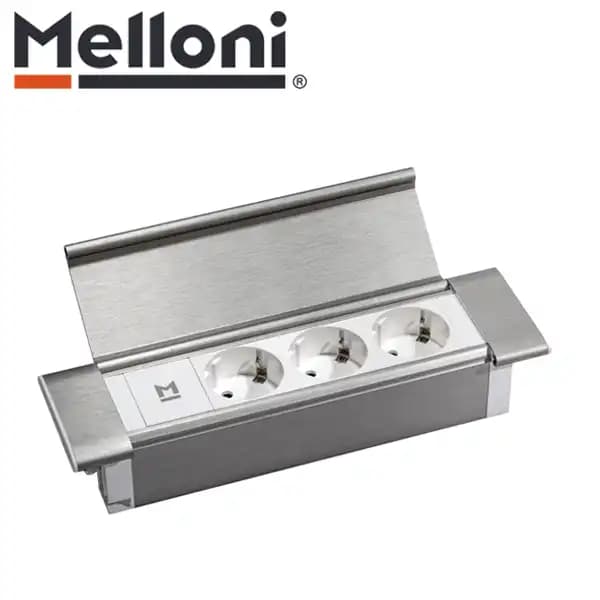 پریز توکار کابینتی ملونی (Melloni) کد 10100 — تصویر ۶