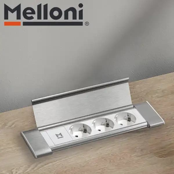 پریز توکار کابینتی ملونی (Melloni) کد 10100 — تصویر ۵