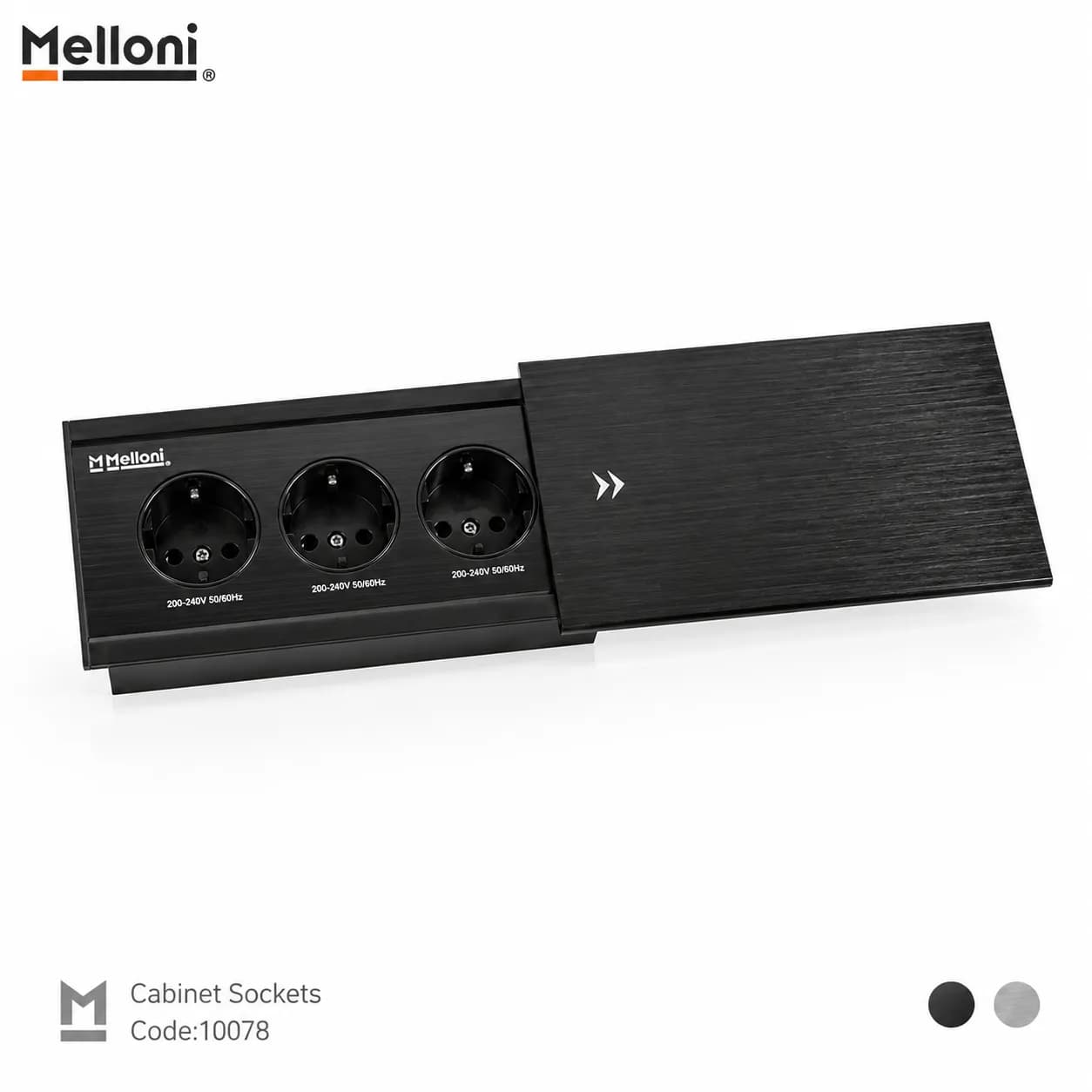 پریز توکار کابینتی ملونی (Melloni) کد ۱۰۰۷۸