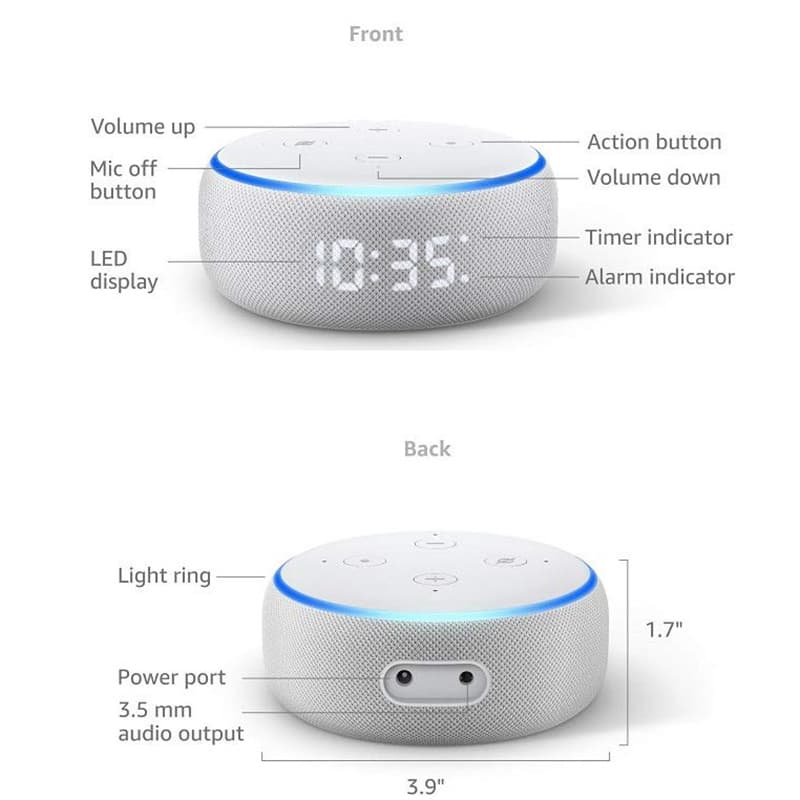 دستیار صوتی آمازون مدل Echo Dot — تصویر ۳
