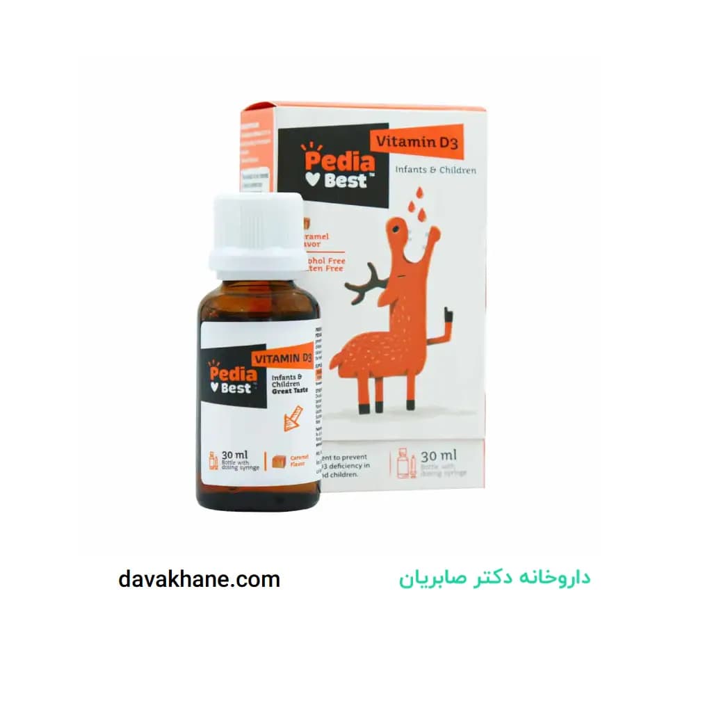 قطره ویتامین د3 پدیابست 30 میلی لیتری — تصویر ۲