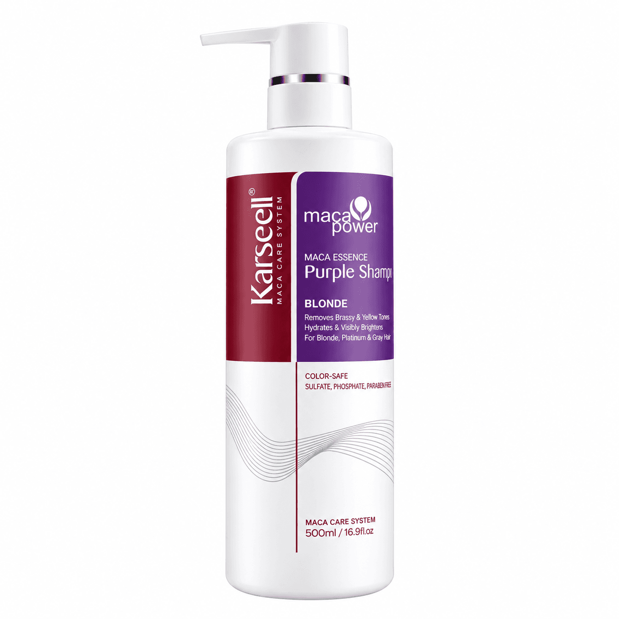 شامپو بنفش کارسل Karseell Maca Essence Purple Shampoo