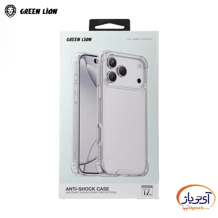 گارد شفاف iPhone 17 Pro گرین لاین ANTI-SHOCK CASE