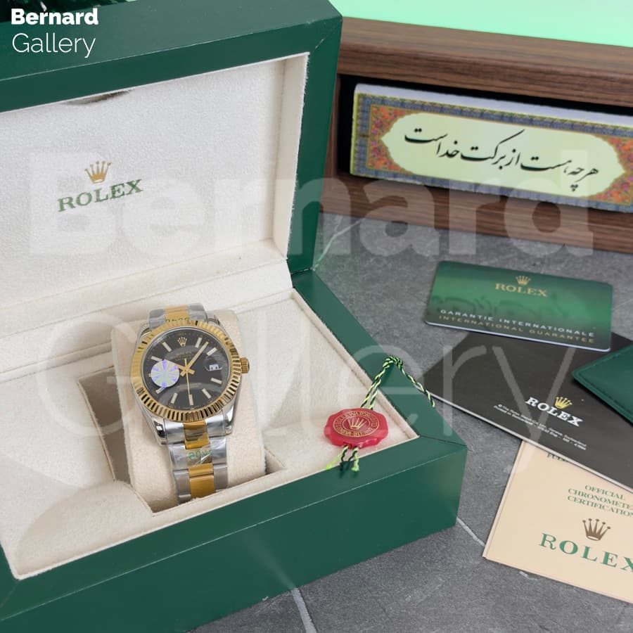 ساعت مچی مردانه رولکس کیفیت مستر Rolex Date-Just II Oyster Perpetual — تصویر ۳