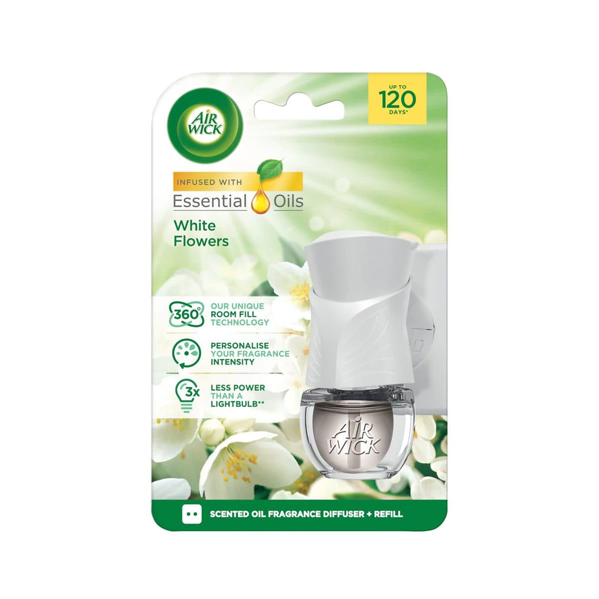 دستگاه خوشبو کننده هوا ایرویک Air Wick با رایحه White Flowers