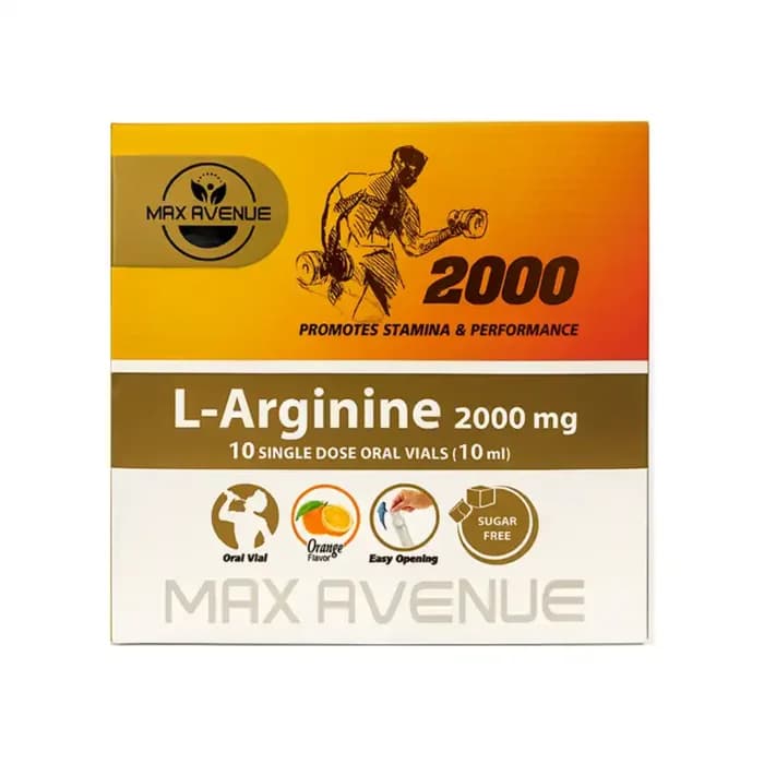ویال ال آرژنین 2000 میلی گرم مکس اونیو — تصویر ۲