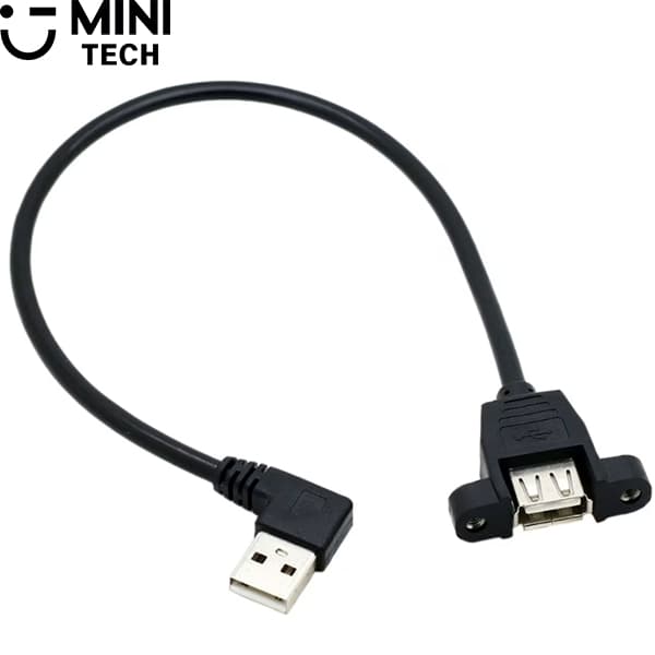 کابل USB2.0 روپنلی نری سرکج 0.3 متر مینی تک — تصویر ۵
