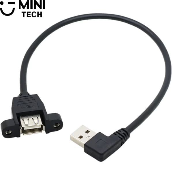 کابل USB2.0 روپنلی نری سرکج 0.3 متر مینی تک — تصویر ۴
