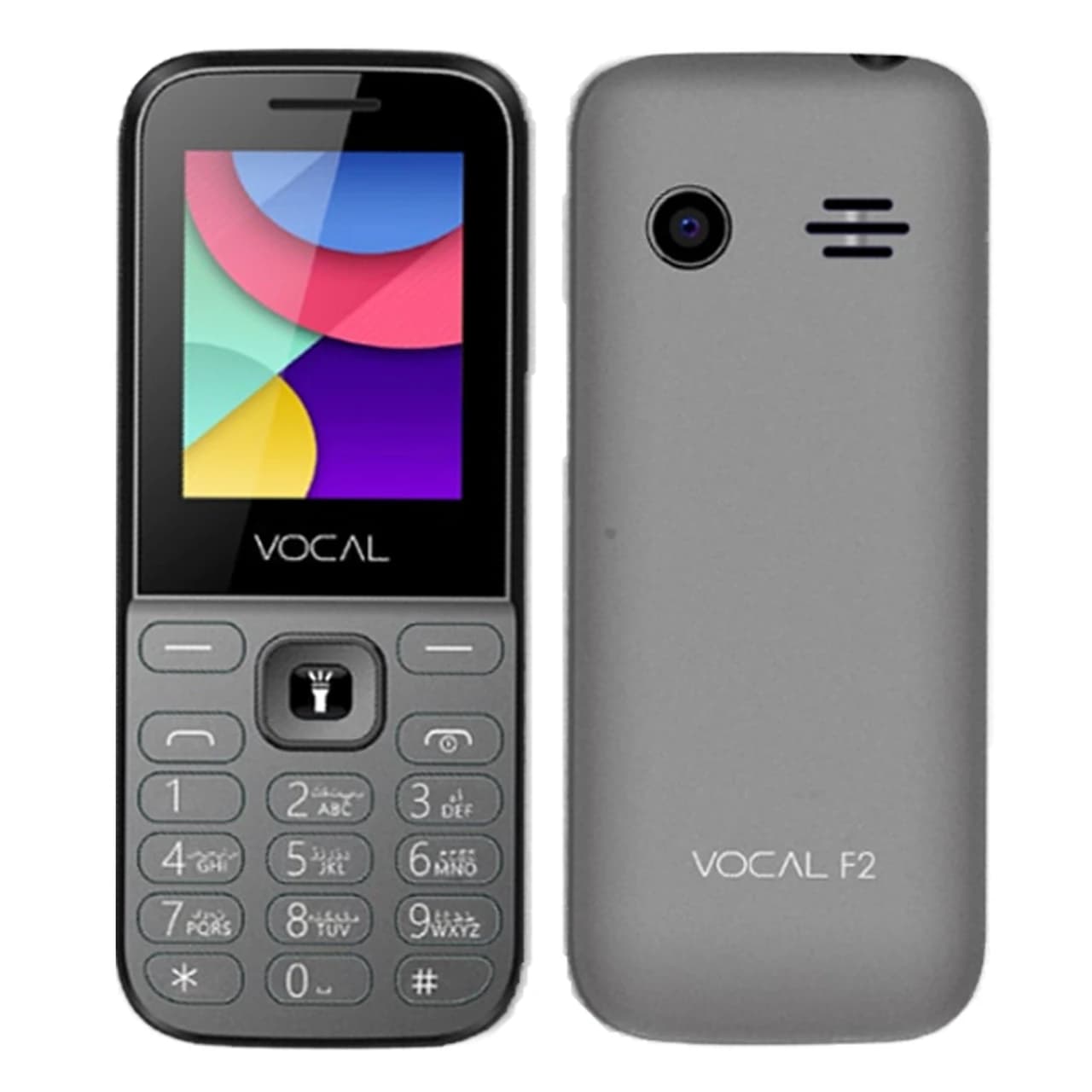 گوشی موبایل Vocal مدل F2 ظرفیت 32MB – خاکستری — تصویر ۳