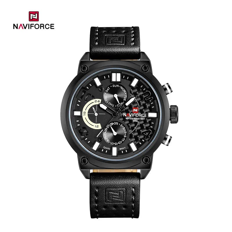 ساعت مچی مردانه نیوی فورس مدل NAVIFORCE NF9068L B/R/B — تصویر ۹