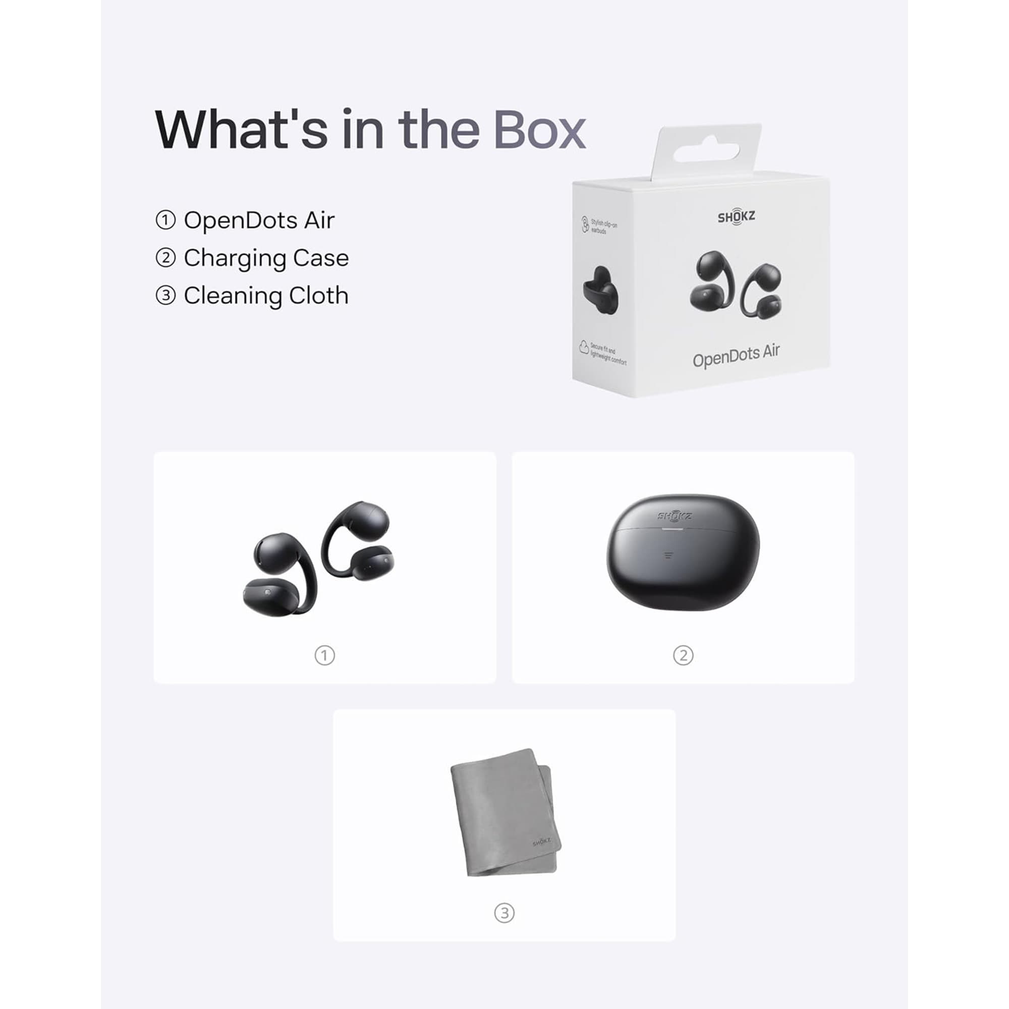 هدفون بلوتوثی شاکز مدل OpenDots Air — تصویر ۶